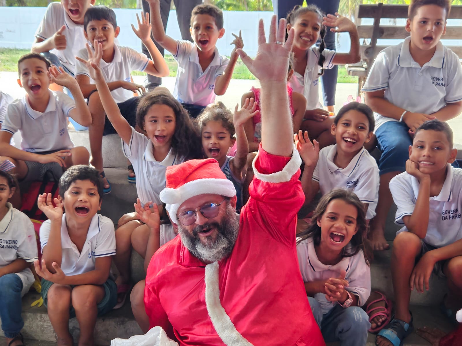 Papai Noel visita estação de trem em João Pessoa na próxima sexta-feira (13). (foto: divulgação/CBTU)