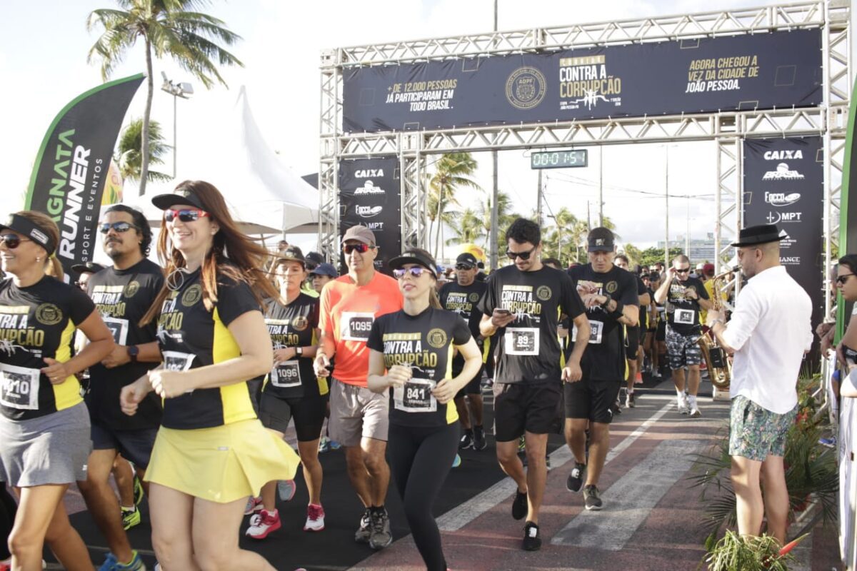 550 pessoas vão participar da 2ª edição da corrida contra a corrupção em João Pessoa