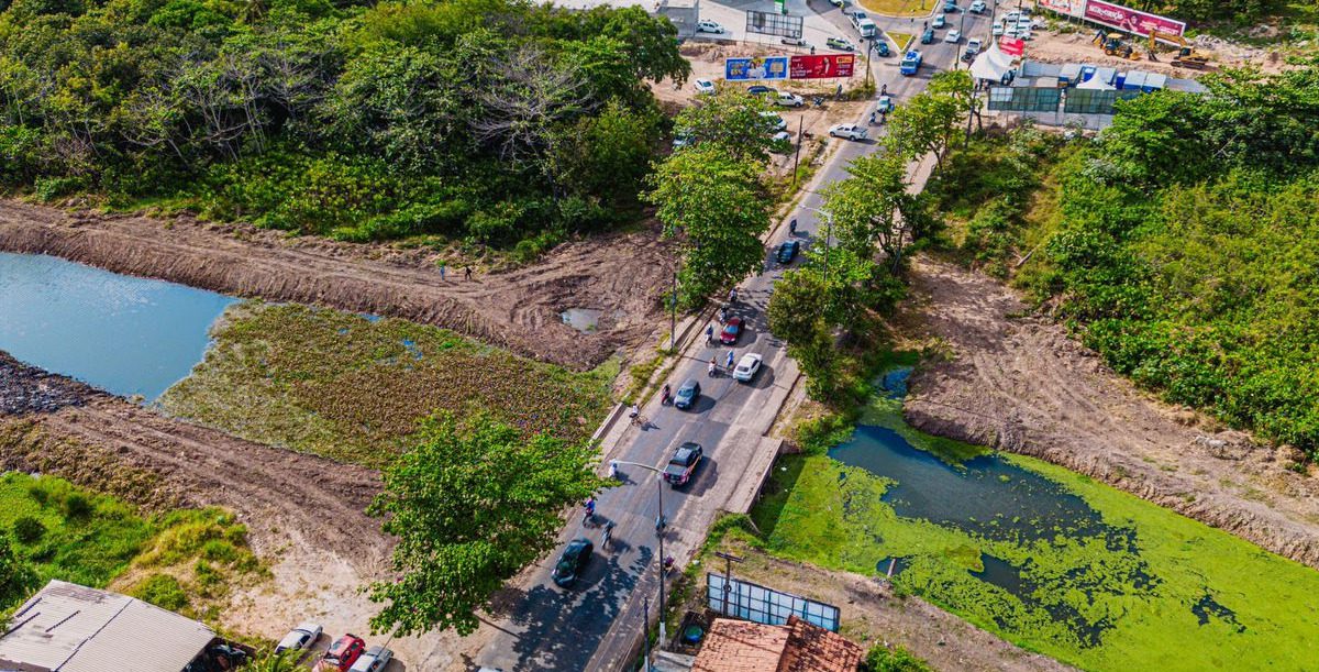 Prefeitura de João Pessoa construirá nova ponte ligando Mangabeira ao Valentina. (foto: Sérgio Lucena/Divulgação PMJP)