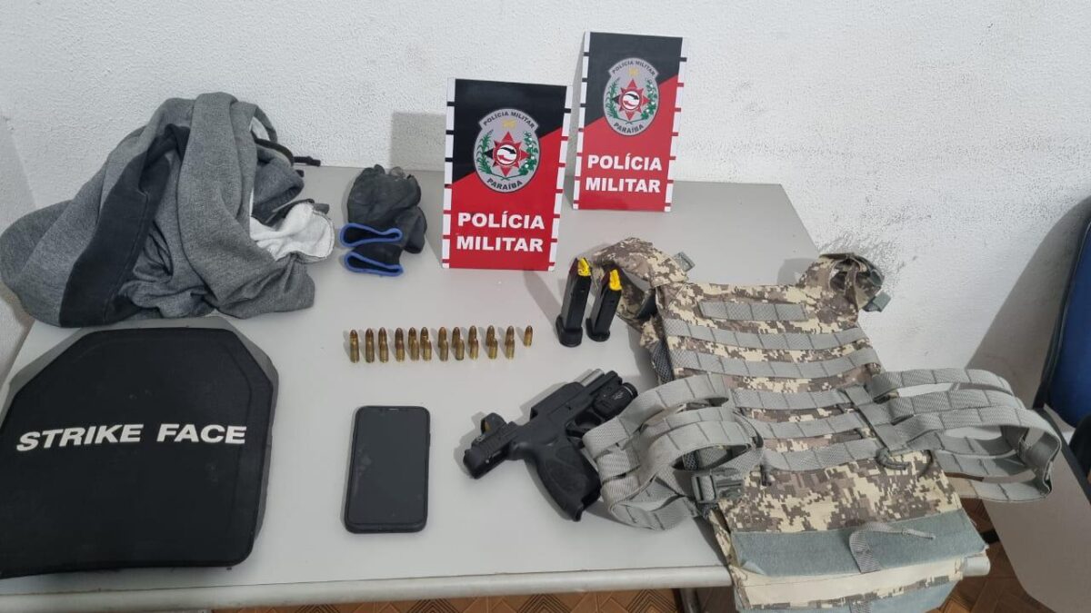 Suspeito de homicídio é preso e arma do crime é apreendida em Teixeira