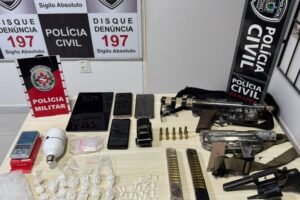 Operação prende suspeito de integrar facção criminosa em Bayeux; armas e drogas foram apreendidas