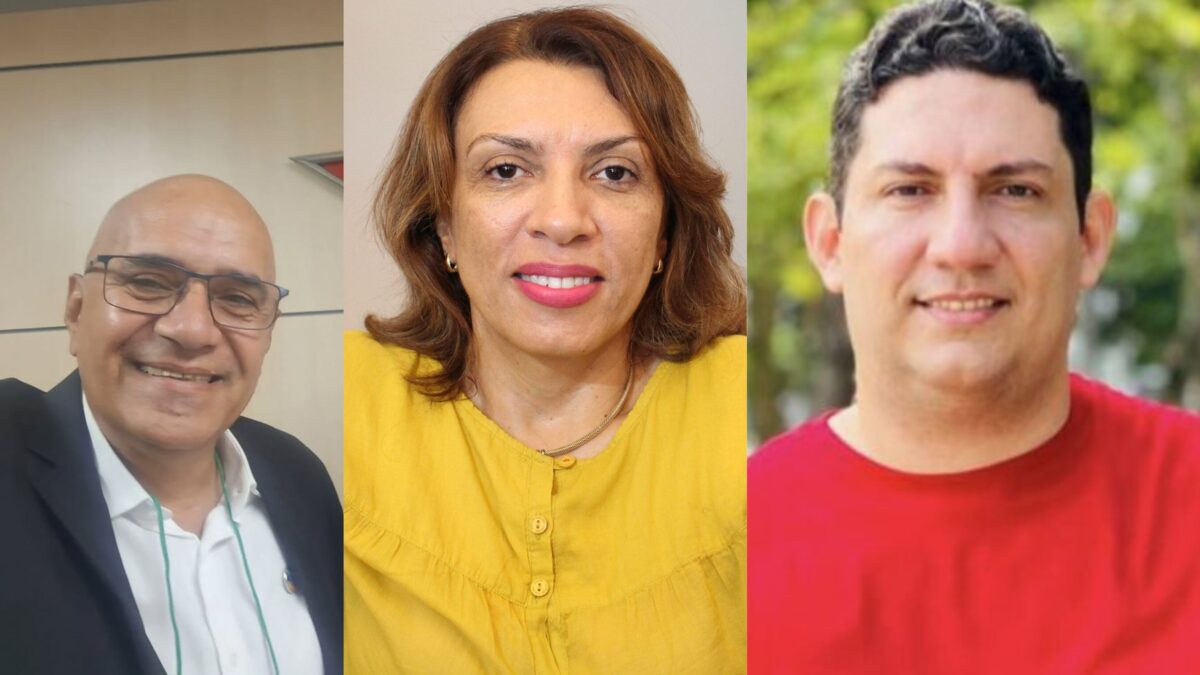 Arimatéia França, Cida Ramos e Túlio Campos são pré-candidatos à presidência do PT da Paraíba